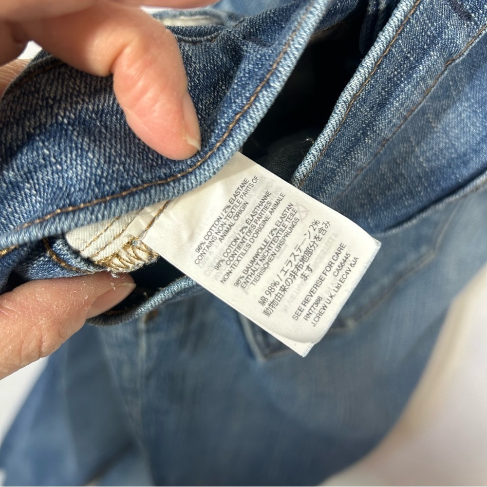 Madewell | 9” High Rise Skinny Crop Jeans Raw Hem Women’s Size 27 - Picture 14 of 17